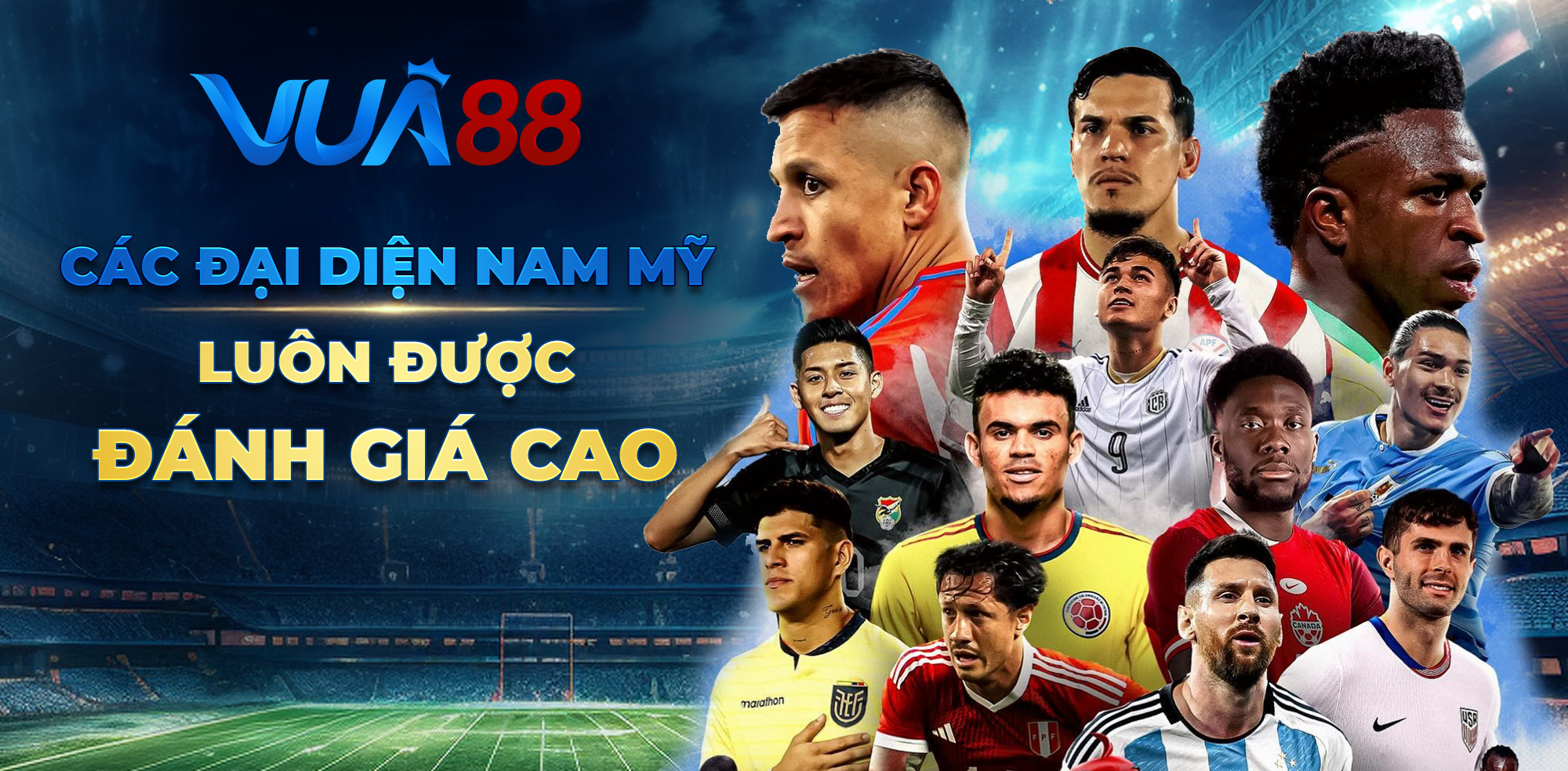 Các đại diện Nam Mỹ luôn được đánh giá cao